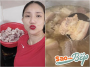 Bếp Eva - MC Cát Tường làm món "Bát Giới đi cày", hóa ra là món ăn rất quen thuộc với các gia đình Việt