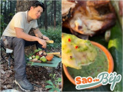 Bếp Eva - Chồng kém 11 tuổi của Ngô Thanh Vân "trốn vợ" vào rừng nấu ăn một mình, được khen ngợi ý thức cao