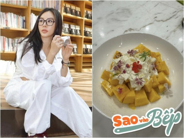 Hoa hậu giàu sụ khoe cơm chiều nấu cho con "đỉnh" như nhà hàng: Mẹ bây giờ nấu khác mẹ hồi xưa!