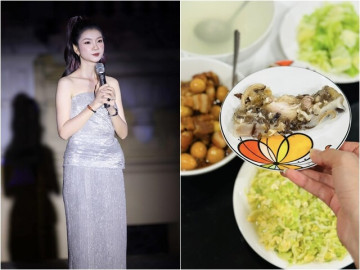 Siêu mẫu 3 con khoe mâm cơm đã hết cả người ông xã nấu, có món chuẩn ngày đông bố chồng làm