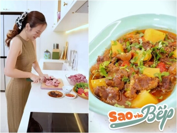 BTV Đan Lê làm bò sốt vang kiểu Hà Nội, chẳng cần thứ này mà vẫn ngon quên sầu