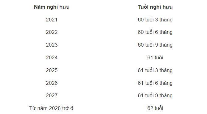 Bảng tính tuổi nghỉ hưu 2025 theo quy định mới nhất, người lao động nên cập nhật - 1
