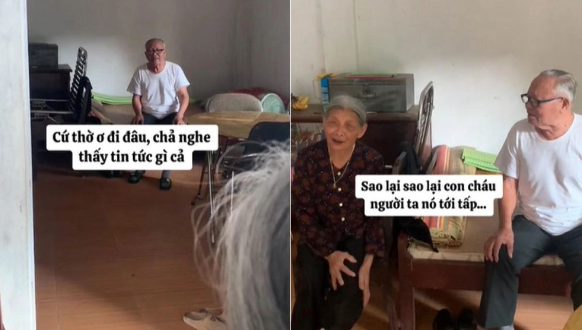Cụ ông vừa về “dỗi” vợ vì không đoái hoài tới mình suốt 9 ngày