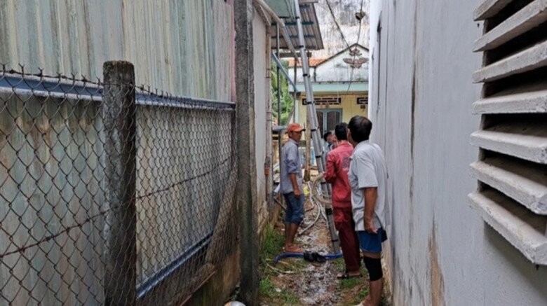 Hiện trường nơi xảy ra vụ việc. Ảnh NDCC