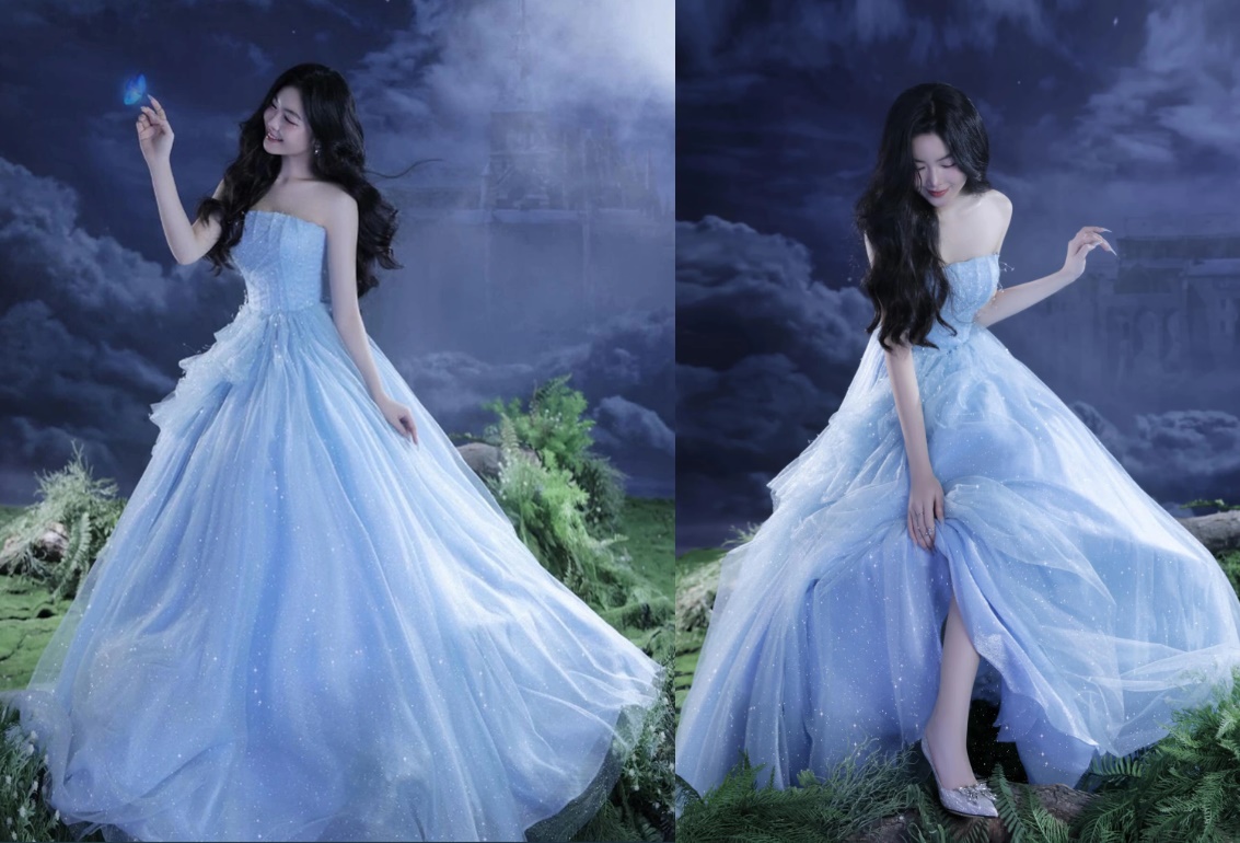 Đây đích thị là cô công chúa bước ra từ truyện cổ tích.