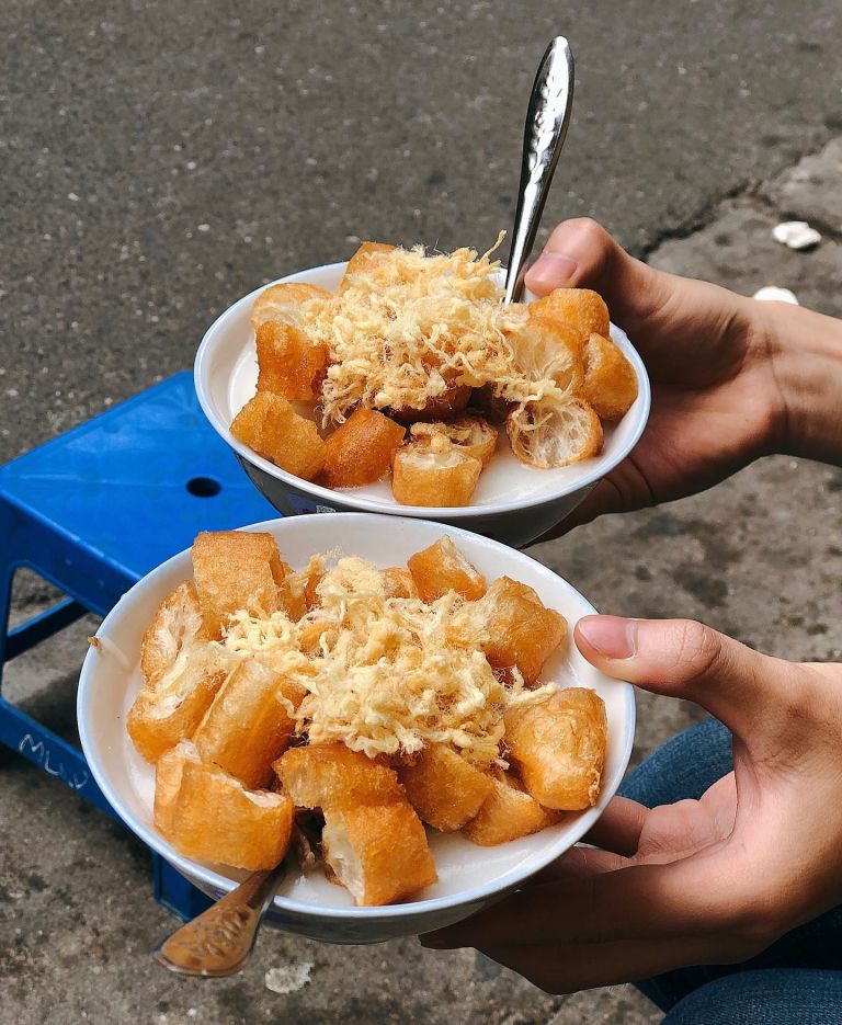 Chào sườn rất hợp để ăn vặt