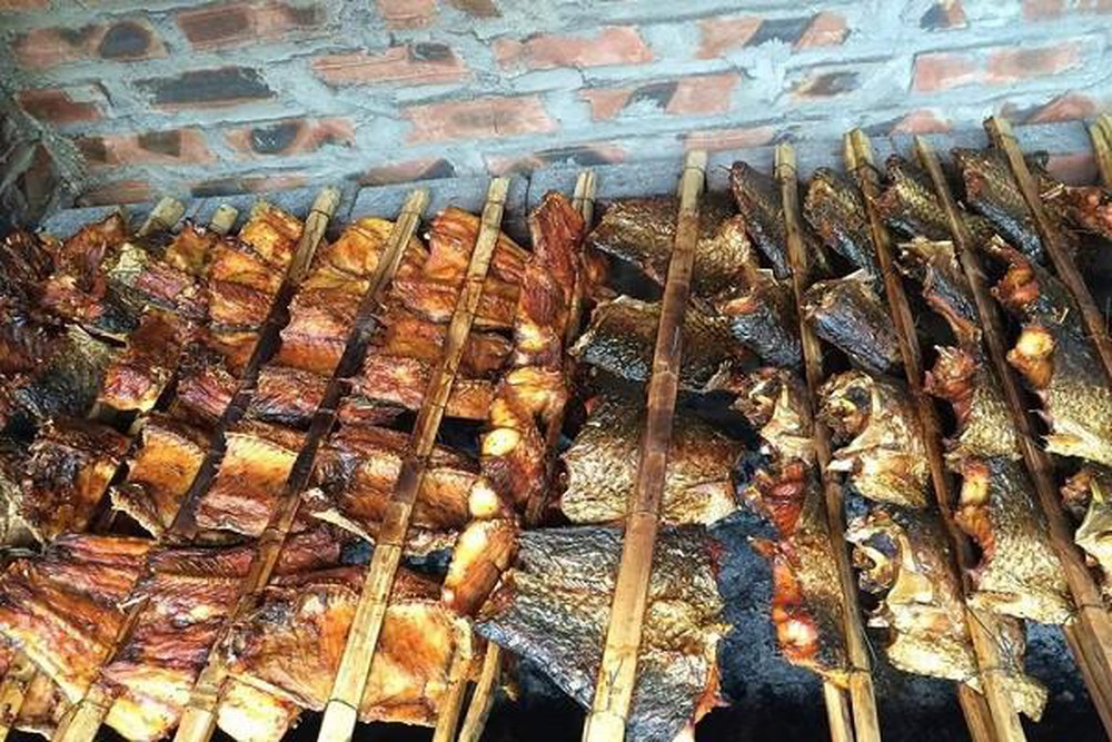 Món cá nướng đặc sản Thái Bình