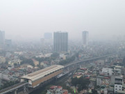 Tin tức - Hơn 10 giờ sáng, Hà Nội vẫn chìm trong sương mù dày đặc