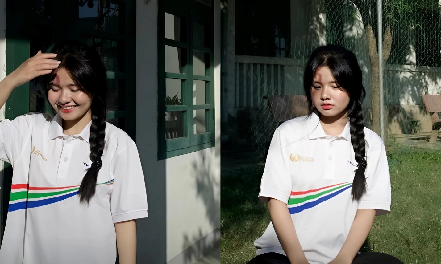 Nhiều người đặt cho Anh Thơ biệt danh “bạch nguyệt quang” vì vẻ đẹp trong sáng đáng yêu