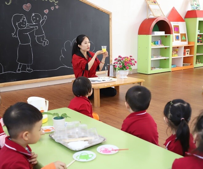 Để trở thành cô giáo mầm non, bạn phải là người yêu trẻ con