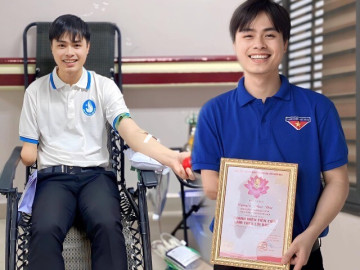 Gặp nam sinh ở Thái Nguyên 31 lần hiến máu: Cơ thể em không lành lặn nhưng em có một trái tim giàu nhân ái