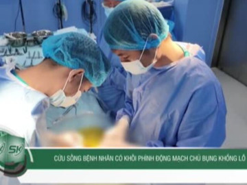 Cứu sống bệnh nhân có khối phình động mạch chủ bụng khổng lồ