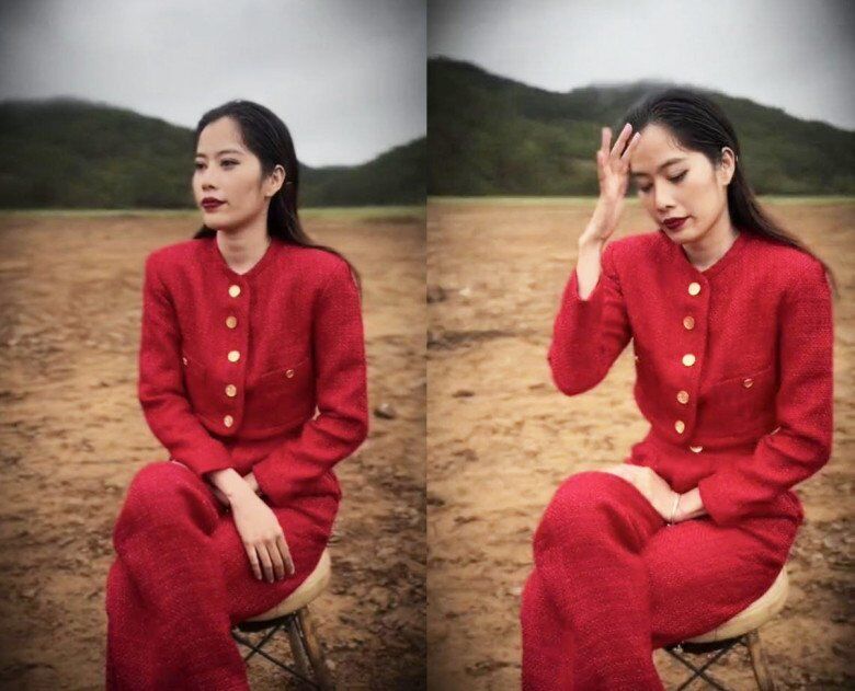 Cô nàng gầy trơ xương, má hóp lại, thiếu sức sống.