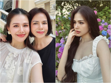 Tình cũ Đình Tú thành nàng dâu nghìn tỷ, trẻ đẹp nhờ hưởng gen mỹ nhân nhưng vẫn thua xa mẹ ruột 60 tuổi