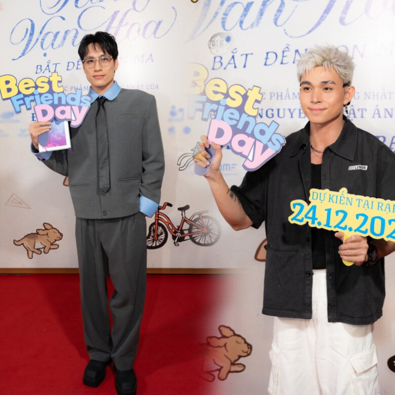 Kiều Minh Tuấn và Jun Phạm cực điển trai.