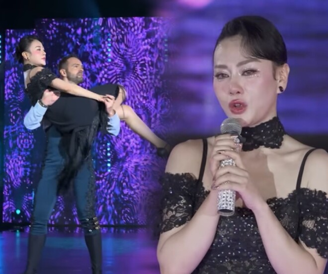 Phương Oanh xúc động khi lần đầu trình diễn ở Bước nhảy hoàn vũ.