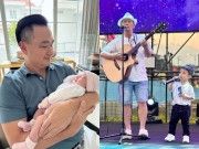 Sao Việt chung cảnh cha già con mọn: Chi Bảo chăm con gái duy nhất cực khéo, Bằng Kiều đưa quý tử đi diễn cùng