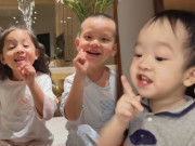 Giải trí - Lisa và Leon bắt trend "Nín" của bé Sữa hot nhất MXH, biểu cảm y chang bản gốc khiến Hồ Ngọc Hà cười ngặt nghẽo