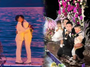 Giải trí - Đám cưới Thanh Đoàn - Hà Trí Quang ở Phú Quốc: Không gian tím lịm mộng mơ, 2 con chung đẹp như "thiên thần"