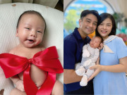 Giải trí - Vân Trang tặng sinh nhật ông xã doanh nhân "cục kim cương" hơn 5kg, quý tử 2 tháng tuổi giống bố như đúc