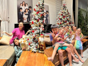 Giải trí - Sau khi kết hôn ở Mỹ, Diễm Châu về Việt Nam tất bật chăm 5 con, trang trí nhà đón Giáng sinh cực lộng lẫy