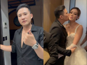 Giải trí - Hà Trí Quang lần đầu phá vỡ quy tắc trong 6 năm yêu Thanh Đoàn, ôm hôn thắm thiết người đẹp tại đám cưới