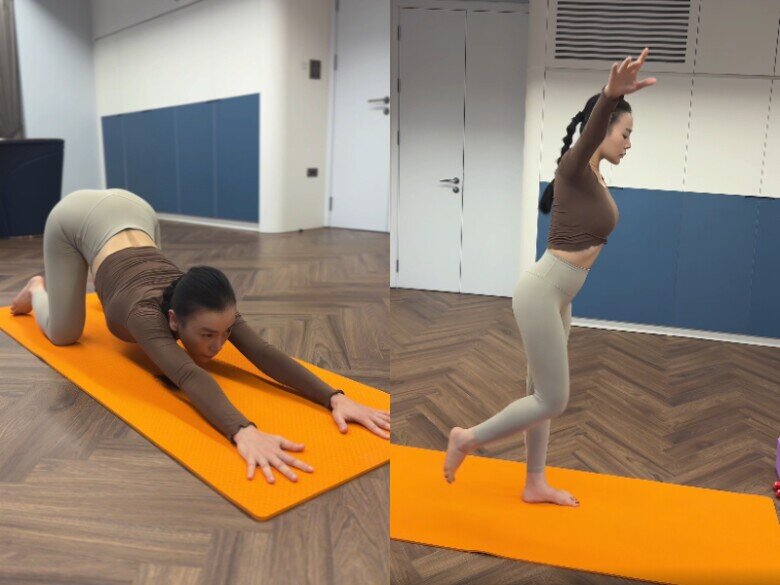 Nữ diễn viên chưa hài lòng với vóc dáng hiện tại.