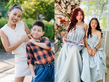 Sao Việt làm mẹ đơn thân nuôi con lai Tây: Thảo Trang dạy quý tử chu toàn, Elly Trần trẻ trung sau biến cố