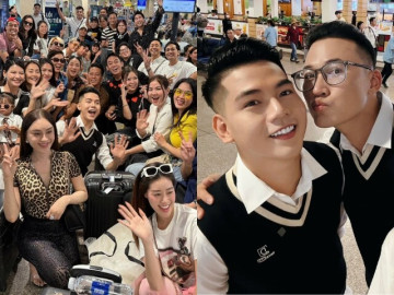 Dàn sao rần rần đến Phú Quốc ăn cưới Thanh Đoàn - Hà Trí Quang, 2 chú rể chơi lớn bao toàn bộ chi phí