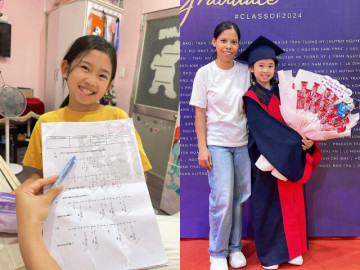 Con gái Mai Phương học cả tuần không một ngày nào nghỉ, bảo mẫu chẳng quản ngại đưa đi đón về