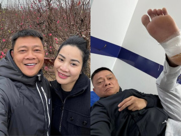 BTV VTV Quang Minh bị bà xã gạ gẫm khám chân, tự trách mình già còn dại khi kết quả không thể đi lại