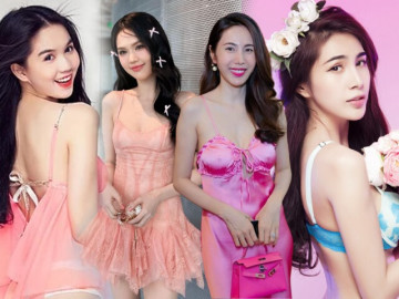 2 sao Việt từng kèn cựa danh xưng nữ hoàng nội y: Ngọc Trinh nay kín đáo, Thủy Tiên ăn mặc gây tranh cãi