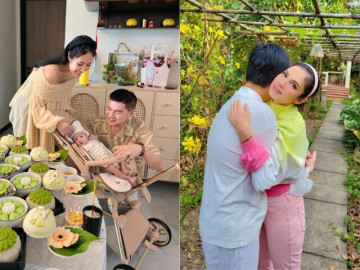 Con sao Việt mang họ mẹ: Quang Minh mong quý tử giống bố, Việt Trinh giấu mặt con trai suốt 15 năm