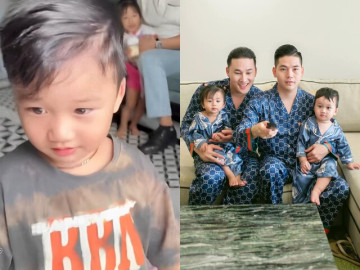Thanh Đoàn - Hà Trí Quang đi đâu cũng phải trốn con, quý tử cứ thấy 2 bố không ở nhà là khóc nức nở