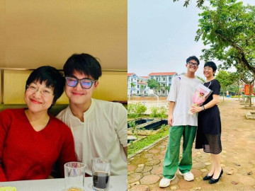 Con trai Công Lý dính như sam với Thảo Vân dù đã gần 20 tuổi, nữ MC ở cạnh quý tử nhìn như 2 chị em