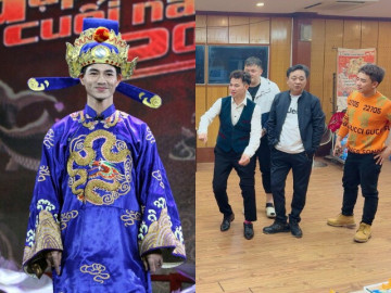 NSND Xuân Bắc lộ ảnh luyện tập cùng dàn Táo quân, Vân Dung gọi Cục trưởng bằng cái tên Nam Tào