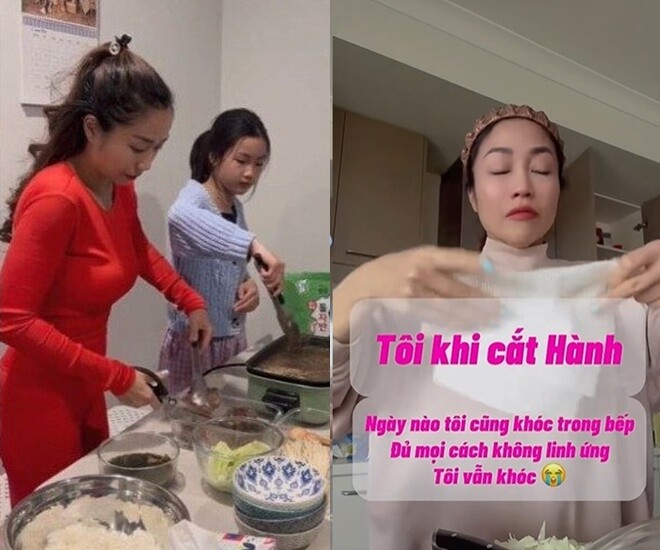 Ốc Thanh Vân quay cuồng với việc nhà khi chăm các con ở Úc.