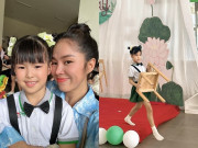 Giải trí - Con gái Lê Phương có khuôn mặt của bố, 5 tuổi chân dài miên man giống mẹ