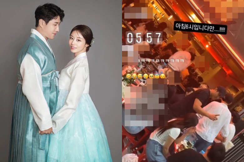 Chồng Ji Yeon bị bắt gặp đi quán bar.
