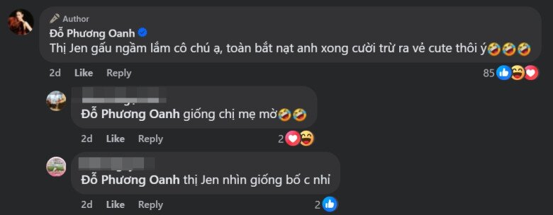 Phương Oanh mách con gái Jenny thường xuyên bắt nạt anh trai.