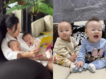Shark Bình bóc phốt con gái cưng cứ học là ngáp, Phương Oanh nhận xét ái nữ giống mình