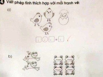 Con làm toán 2+46 bị chấm sai, phụ huynh đi hỏi thì 100% đều nói: Con sai thật