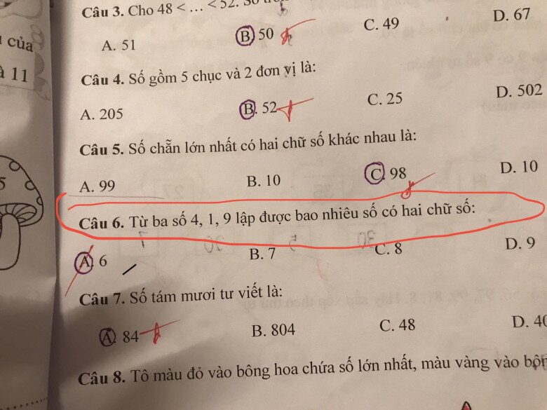 Bài toán amp;#34;Từ ba số 4,1,9 lập được bao nhiêu số có hai chữ số?amp;#34; khiến phụ huynh hoang mang vì đáp án của cô giáo - 1