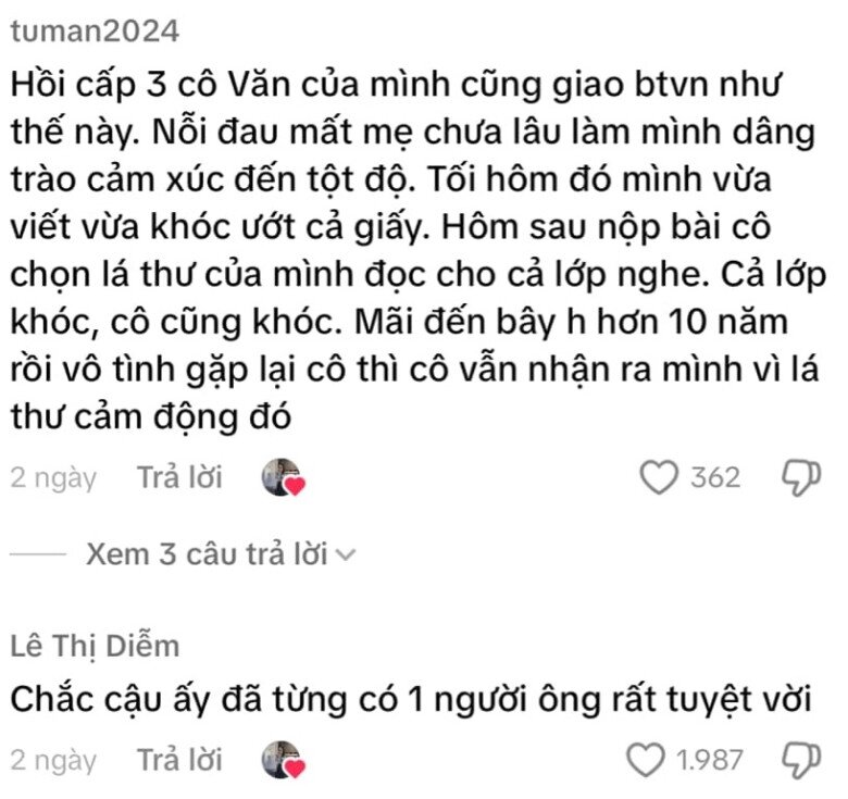 Cậu bé tiểu học vừa khóc vừa làm bài văn amp;#34;Viết thư gửi ông nội đã mấtamp;#34;, cô giáo đọc xong nghẹn ngào - 8