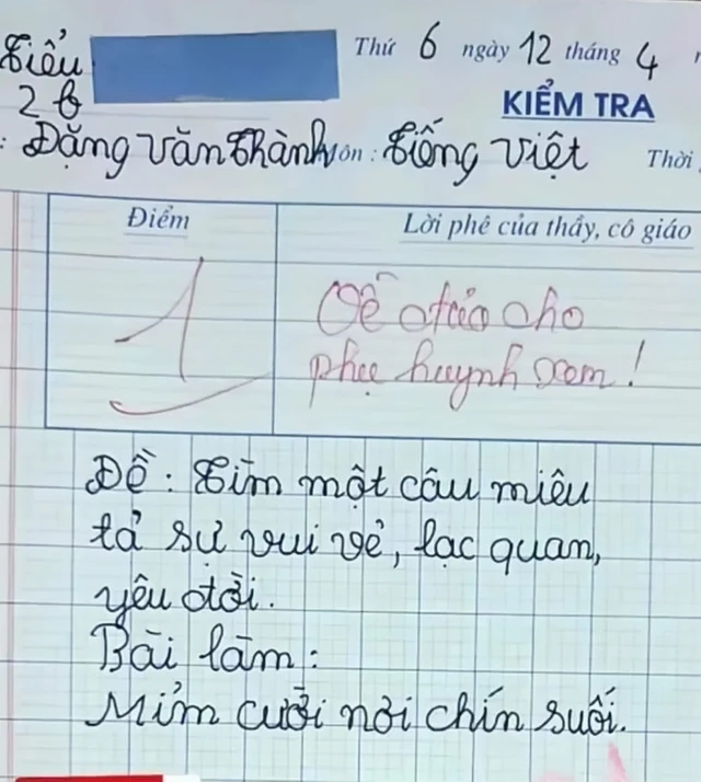 Con gái làm văn kể về người bạn ngồi cạnh, tiết lộ chuyện dại dột khiến cô giáo lập tức nhắn tin cho phụ huynh - 6