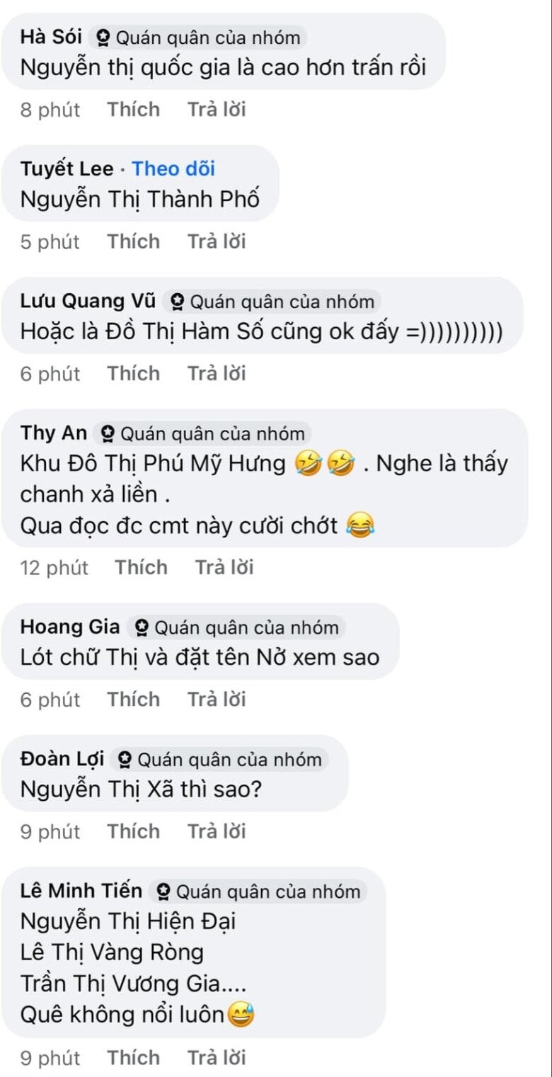 Dân mạng chỉ 1001 cách đặt tên cho con gái có chữ “Thị” để vừa hiện đại vừa không bị “quê”, nghe mà choáng - 3