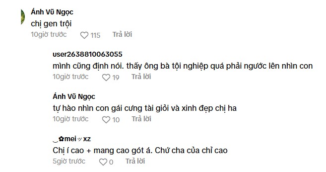 Hoa hậu Thanh Thủy bị dân tình thắc mắc gen chiều cao 1m76 khi đứng cạnh bố mẹ ruột.