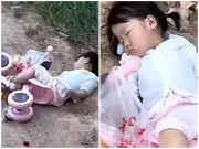 Yêu con - Nhờ con gái 4 tuổi đi đưa cơm cho bà ngoại nhưng mãi không thấy về, mẹ đi tìm liền hoảng sợ