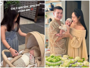 Yêu con - Người yêu kém 37 tuổi của Quang Minh khoe khoảnh khắc con gái riêng cưng nựng em trai cực tình cảm