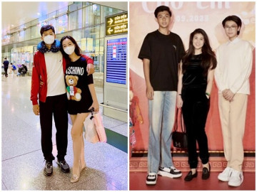 4 mỹ nhân Việt nấm lùn bên cạnh con trai: Con Jennifer Phạm Quang Dũng, con Phước Sang chạm mốc 1m9